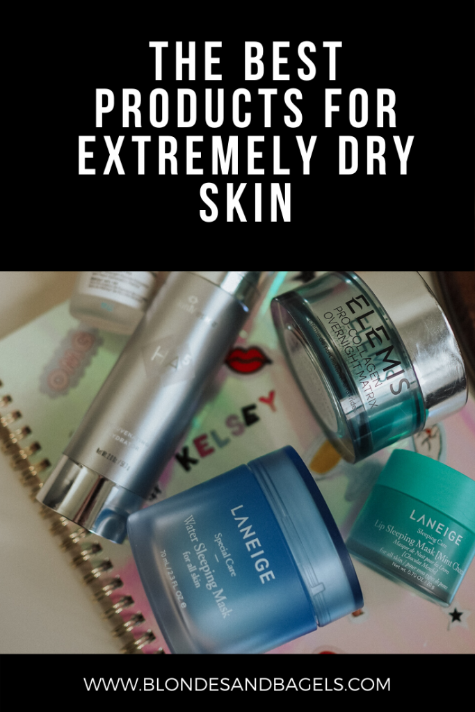 Lifestyle blogger Kelsey Boyanzhu of Blondes and Bagels outlines the best beauty products for dry skin.