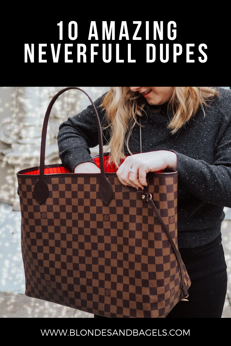 Lifestyle blogger Kelsey from Blondes & Bagels recommends the best Neverfull dupes on the market!