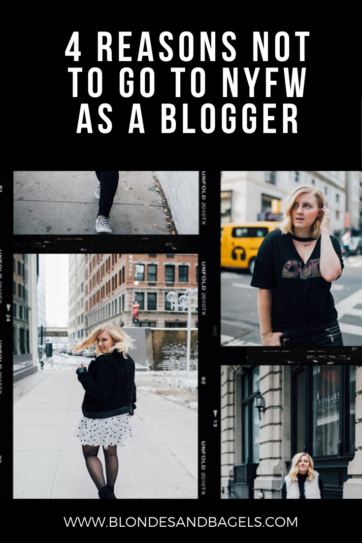 new york fashion week as a blogger