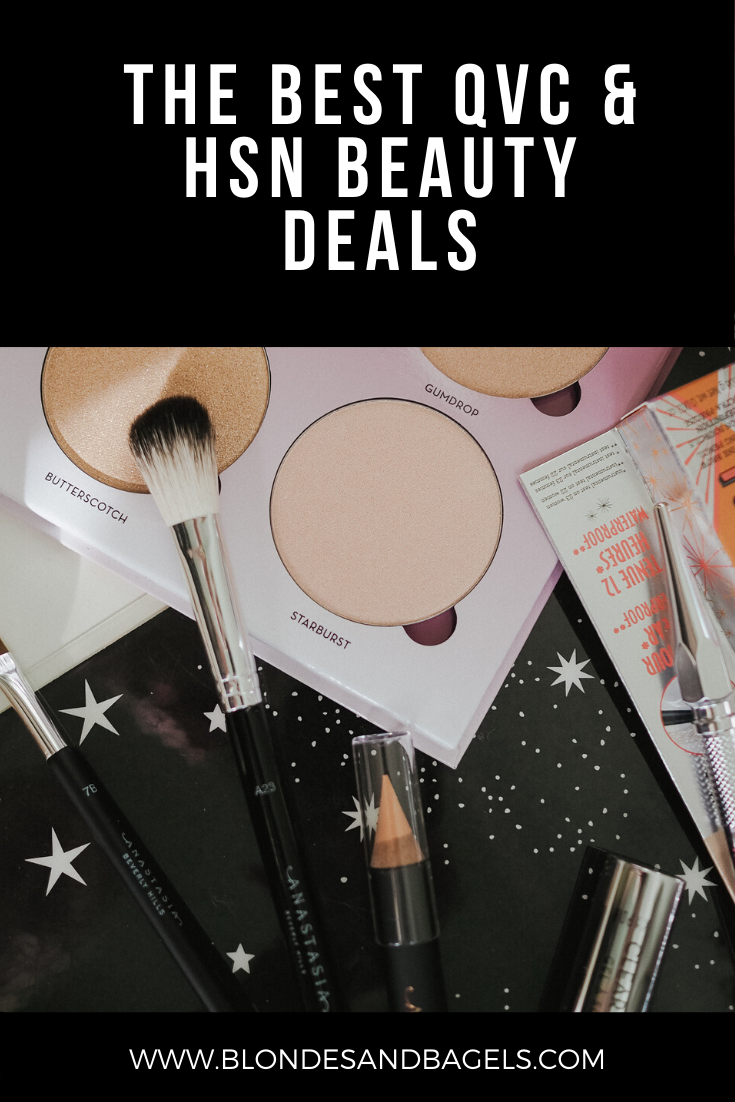 Lifestyle blogger Kelsey from Blondes & Bagels dishes out the best QVC and HSN beauty sales online right now! Find sales on all the best beauty brands.