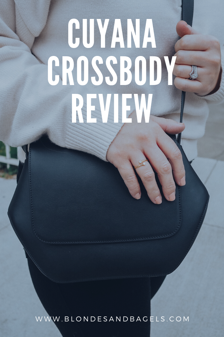 Lifestyle blogger Kelsey from Blondes & Bagels gives a thorough review of Cuyana's new crossbody bag: The Cuyana Hexagon Crossbody. Read the pros & cons!
