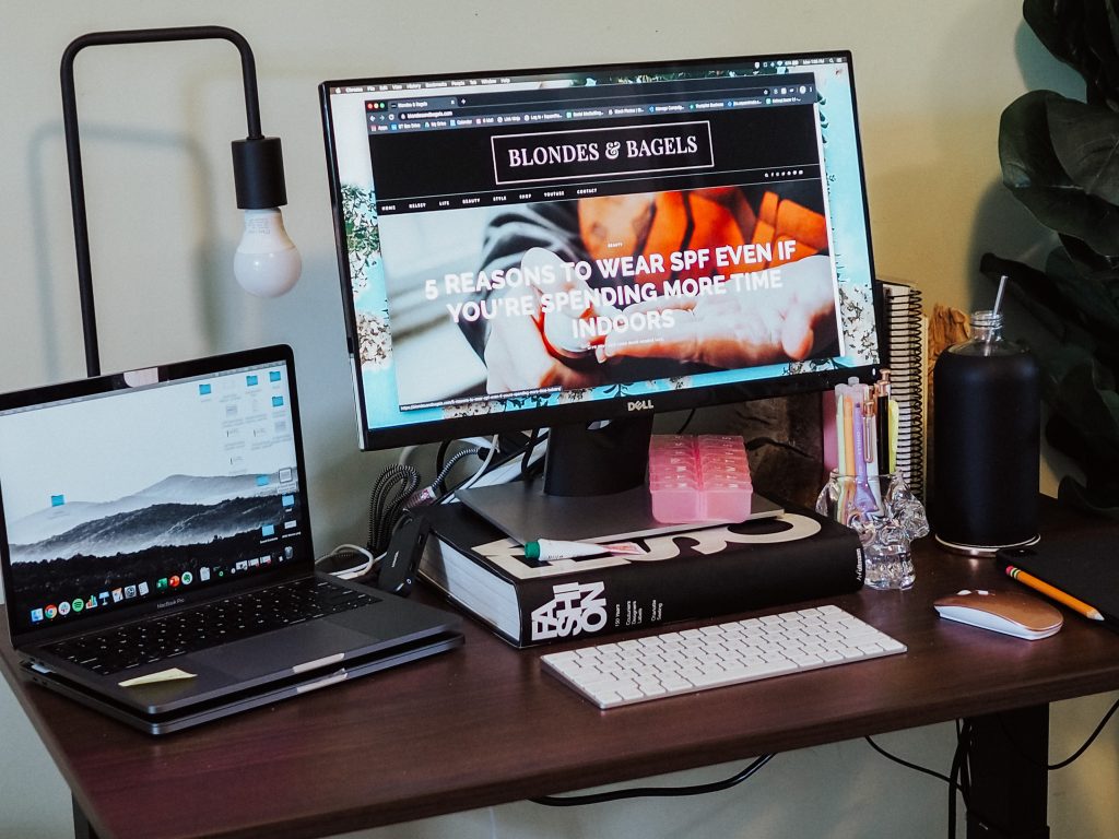 Kelsey from Blondes & Bagels breaks down if the Fully standing desk is worth it in this comprehensive review of the most affordable laminate standing desk!