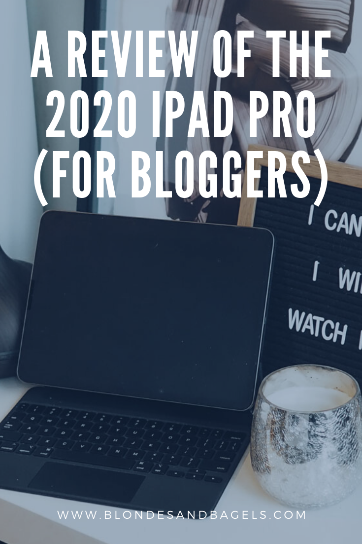 Bloggers rejoice! The new 2020 iPad Pro is perfect for blogging. Find out all the pros and cons of the 2020 iPad Pro for blogging in this review.