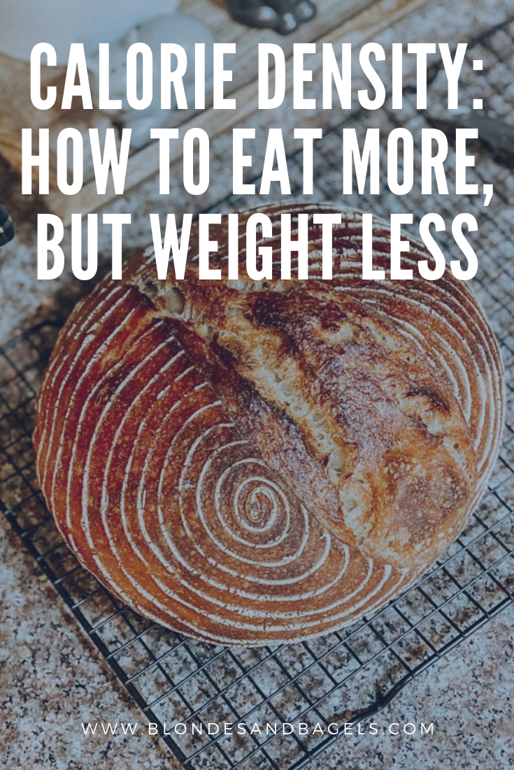 Eat MORE, but weigh LESS by understanding how calorie density works and how to use it to your advantage! If you love to snack, this one's for you.
