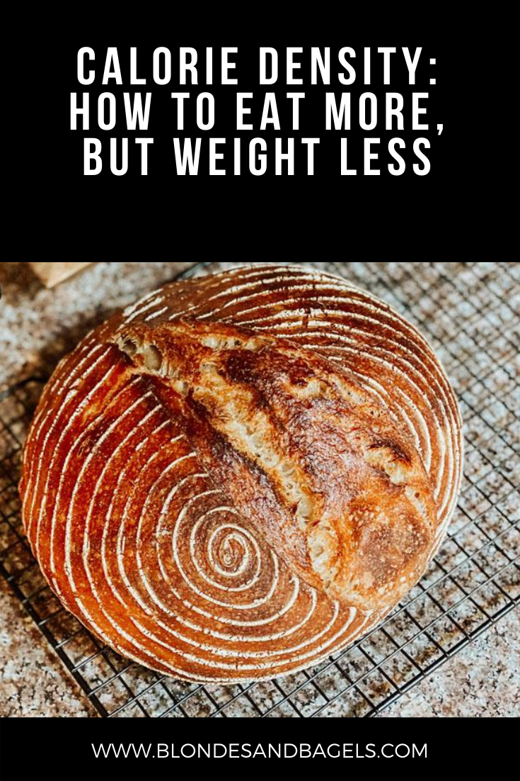 Eat MORE, but weigh LESS by understanding how calorie density works and how to use it to your advantage! If you love to snack, this one's for you.
