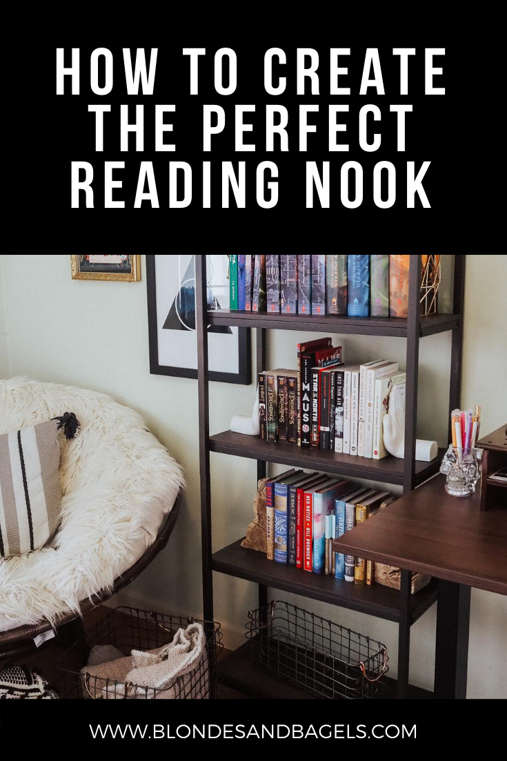 Looking for reading nook inspiration? Look no further. Kelsey from Blondes & Bagels shares her cozy reading corner in this handy how to blog post.