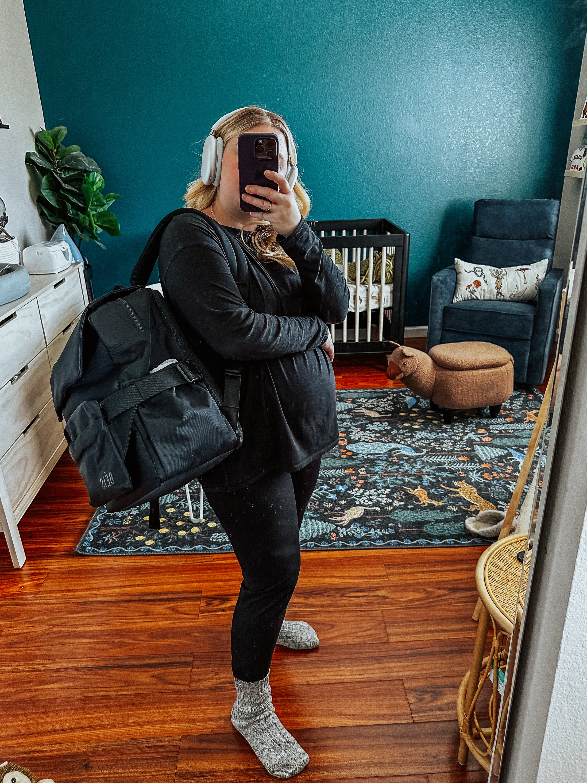 One of the first items I registered for was our Beis Diaper Bag. Or more specifically, our Beis Ultimate Diaper Backpack. 