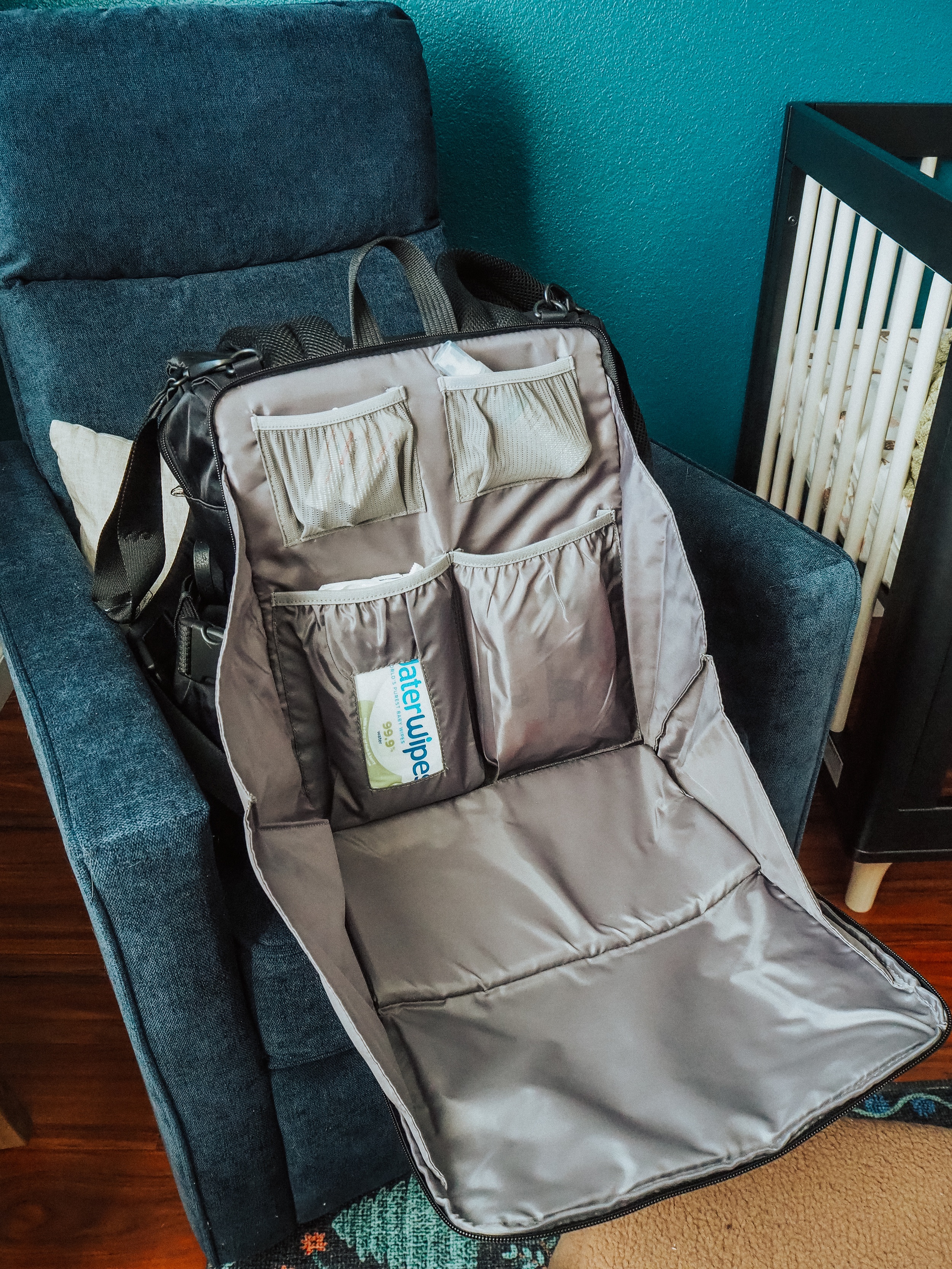 One of the first items I registered for was our Beis Diaper Bag. Or more specifically, our Beis Ultimate Diaper Backpack. 